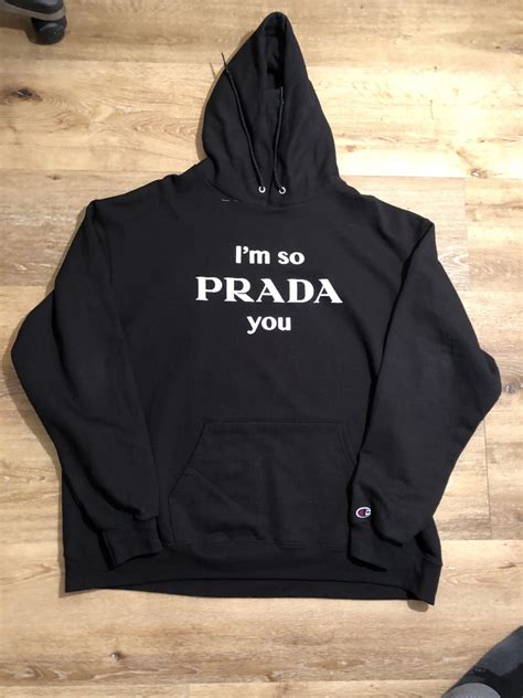 prada you hoodie|prada tracksuit men's uk.